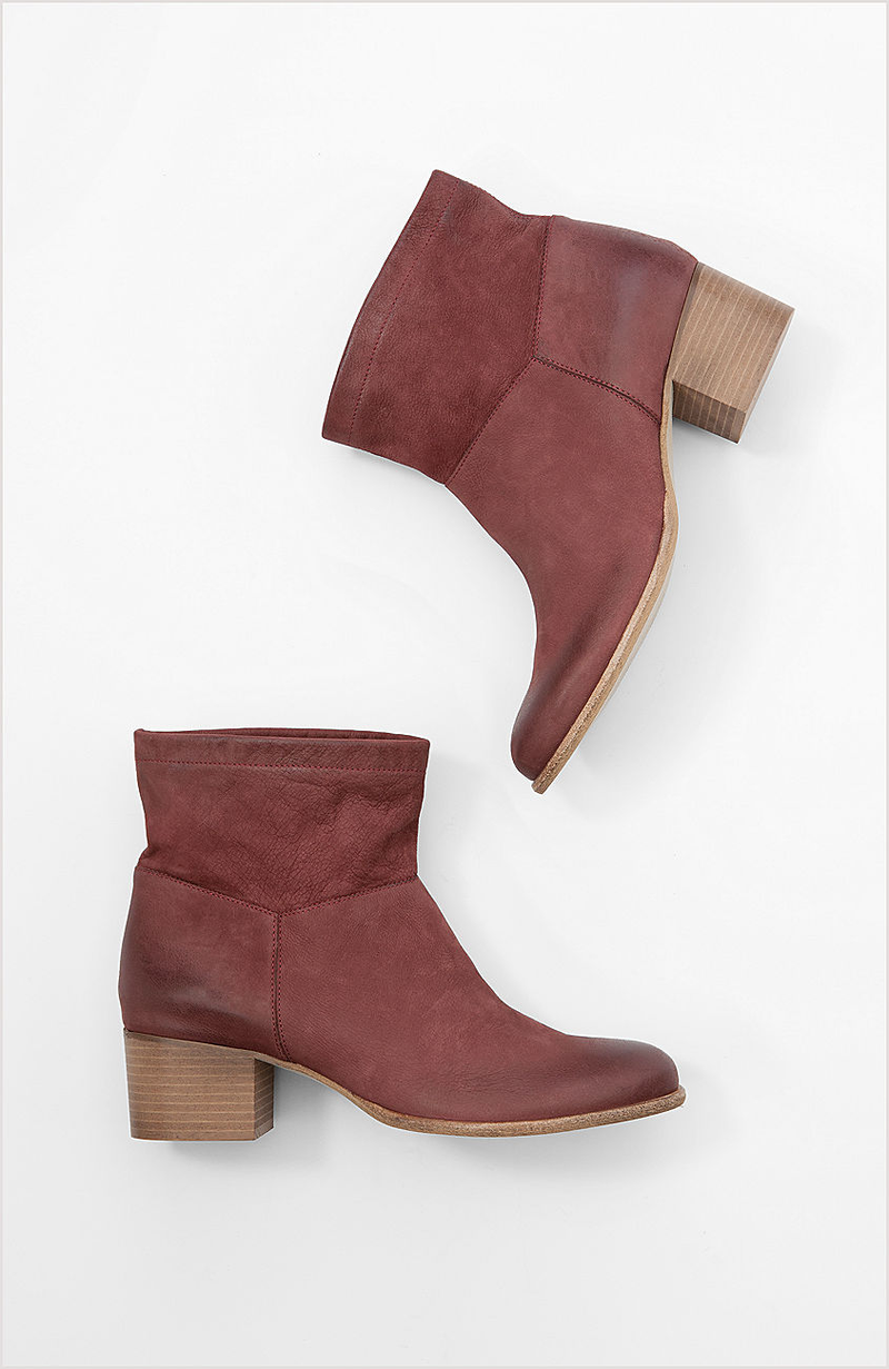J. Jill Stacked Heel Leather Ankle Boots, $47.99 after additional markdown (were $169) Always about real leather shoes for under fifty bucks.